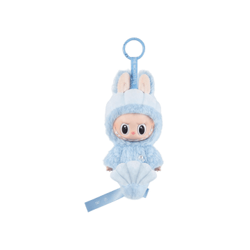 Pop Mart Labubu Hide and Seek In Singapore Series Vinyl Plush Doll Pendant 'Blue'
