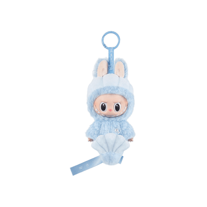 Pop Mart Labubu Hide and Seek In Singapore Series Vinyl Plush Doll Pendant 'Blue'