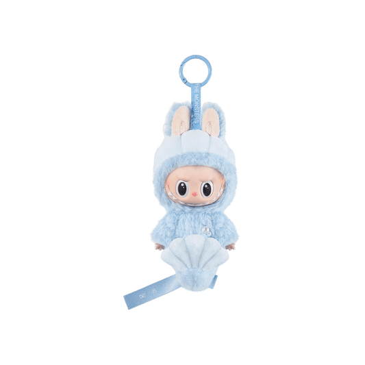 Pop Mart Labubu Hide and Seek In Singapore Series Vinyl Plush Doll Pendant 'Blue'