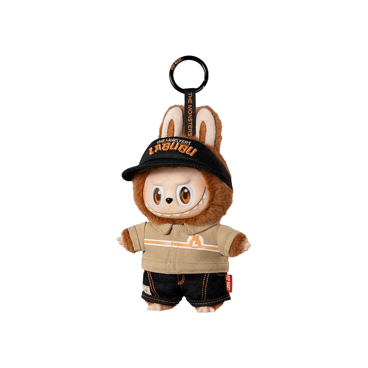 Pop Mart Labubu THE MONSTERS Wacky Mart Series Vinyl Plush Hanging Card 'Brown'