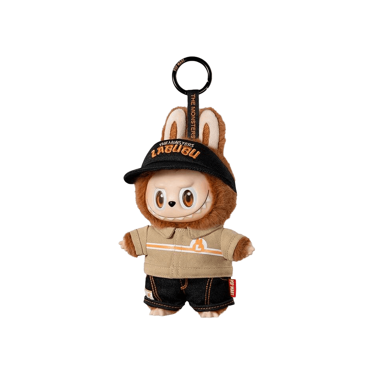 Pop Mart Labubu THE MONSTERS Wacky Mart Series Vinyl Plush Hanging Card 'Brown'