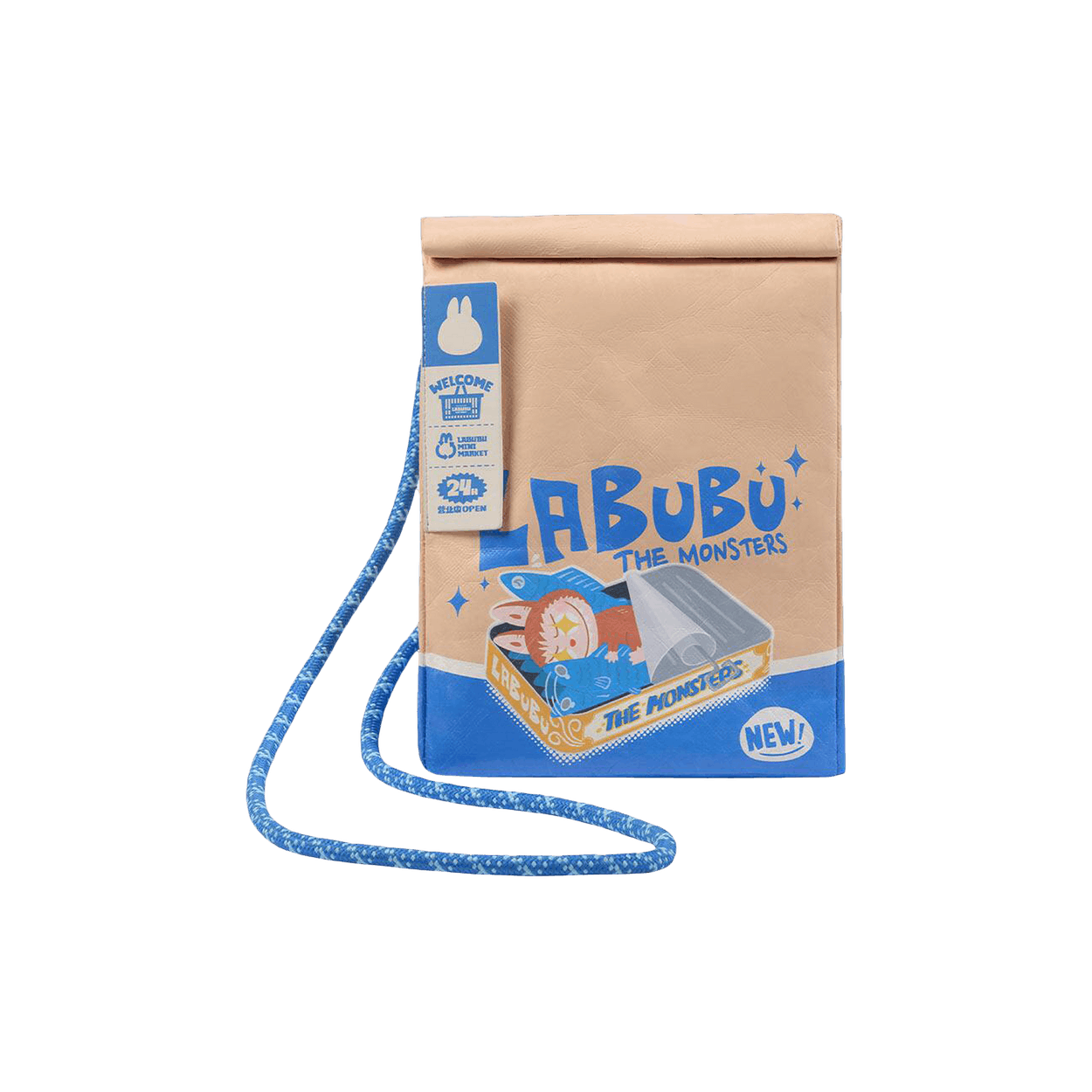 Pop Mart Labubu THE MONSTERS Wacky Mart Series Messenger Bag 'Brown'