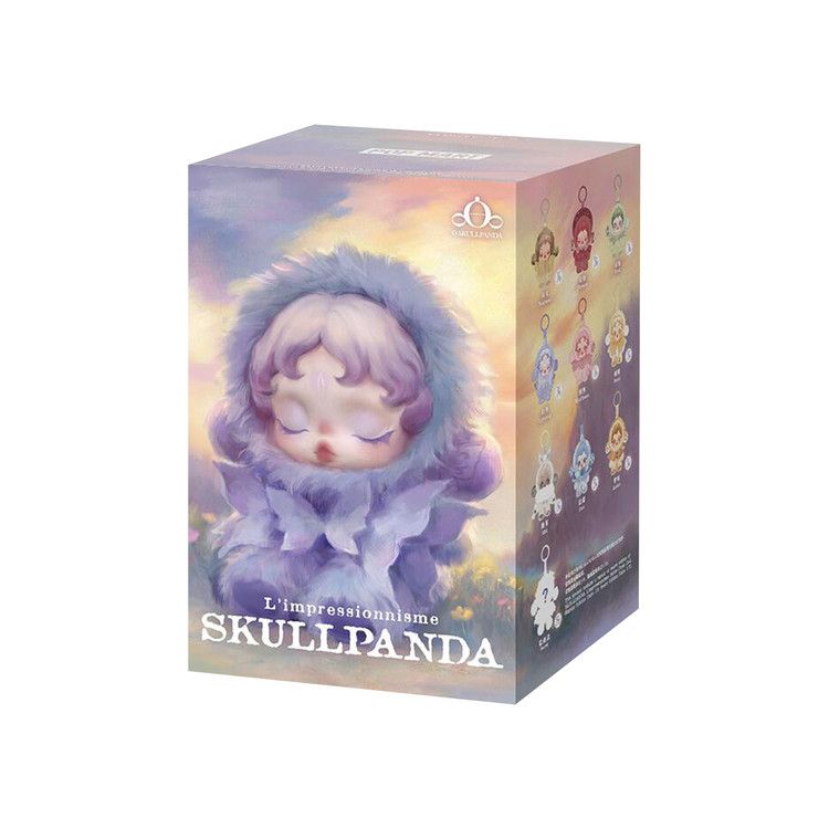 Pop Mart L'impressionnisme SKULLPANDA Series Plush Doll Sealed Single Blind Box 'Mystery'