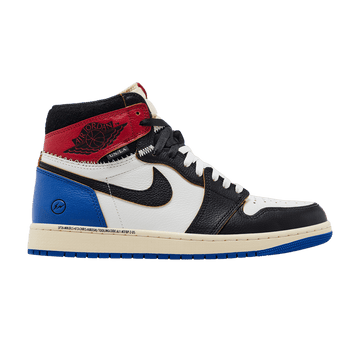 fragment design × UNION × Nike Air Jordan 1 High OG "Black/Varsity Red"