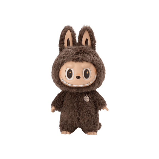Pop Mart Labubu THE MONSTERS Zimomo I FOUND YOU Vinyl Face Doll + Tote Bag 'Brown'