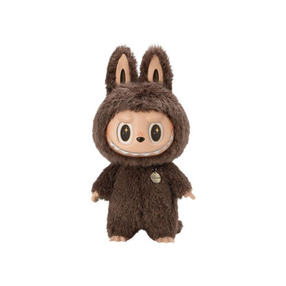 Pop Mart Labubu THE MONSTERS Zimomo I FOUND YOU Vinyl Face Doll + Tote Bag 'Brown'