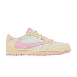 Travis Scott × Nike Air Jordan 1 Retro Low OG "Muslin/Shy Pink" view 1