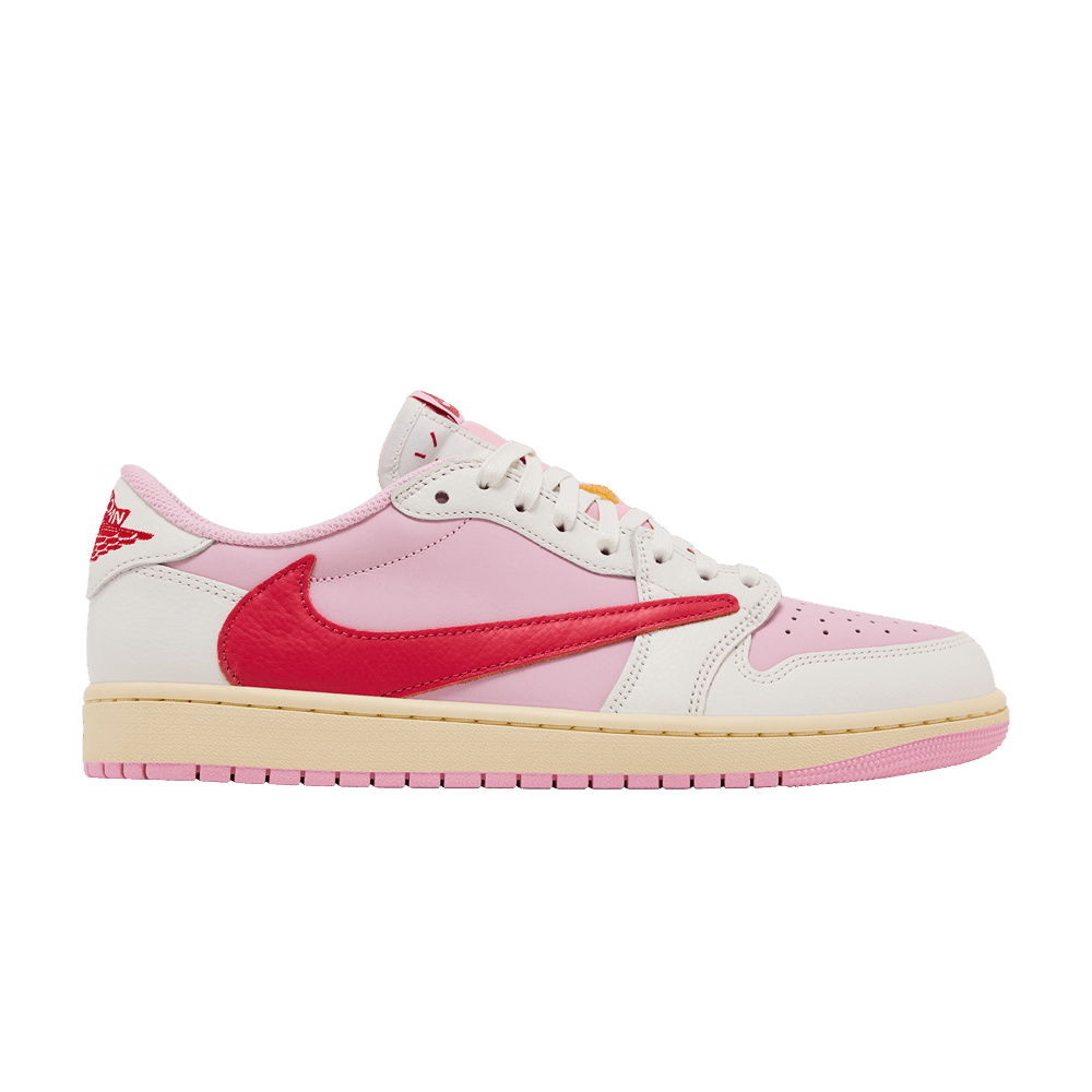 Travis Scott × Nike Air Jordan 1 Retro Low OG "Sail/Tropical Pink"