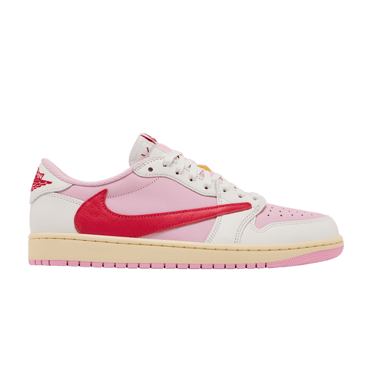 Travis Scott × Nike Air Jordan 1 Retro Low OG "Sail/Tropical Pink"