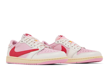 Travis Scott x Air Jordan 1 Retro Low OG 'Sail Tropical Pink'