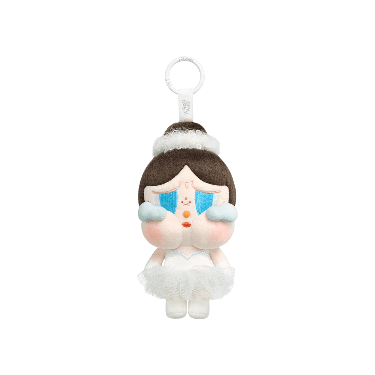 Pop Mart CRYBABY SHINY SHINY Series Plush Blister Pack Pendant 'White'
