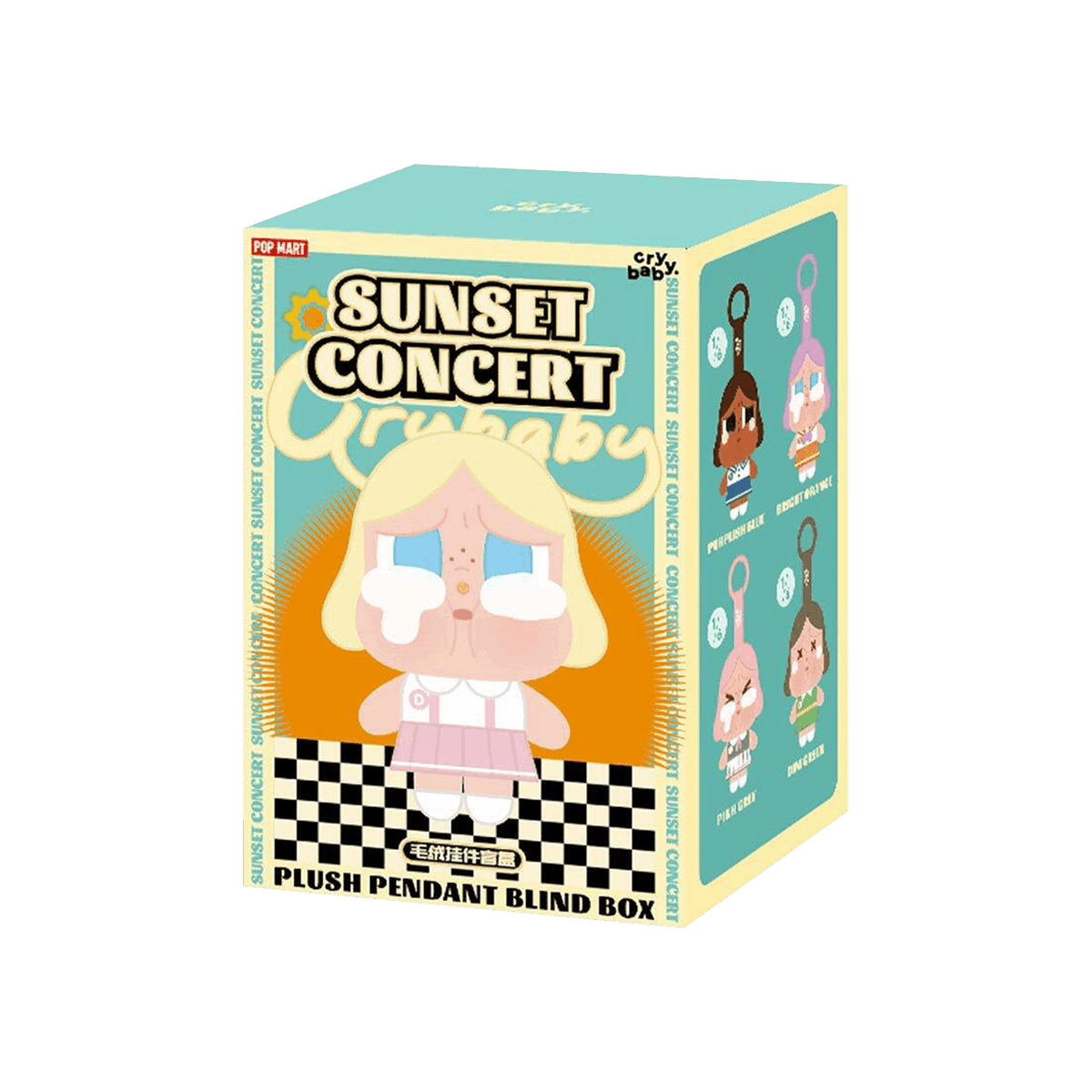 Pop Mart CRYBABY Sunset Concert Series Plush Pendant Single Blind Box 'Mystery'