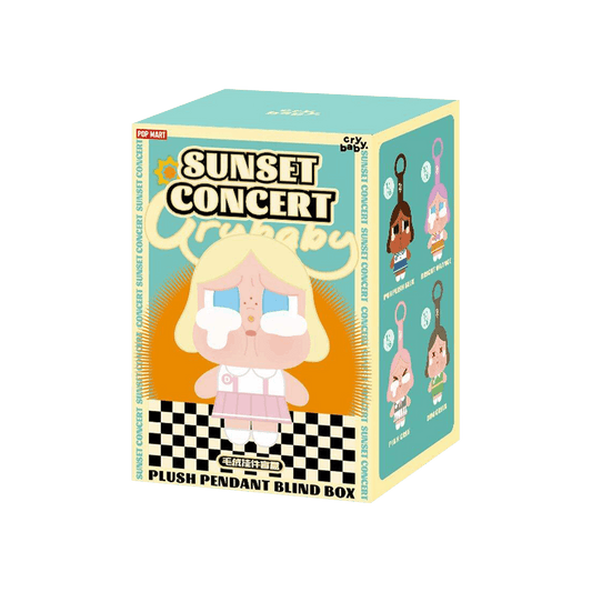Pop Mart CRYBABY Sunset Concert Series Plush Pendant Single Blind Box 'Mystery'