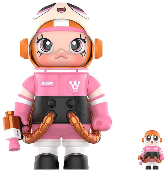Pop Mart Space Molly x The PowerPuff Girls 100% & 400% Set 'Blossom'