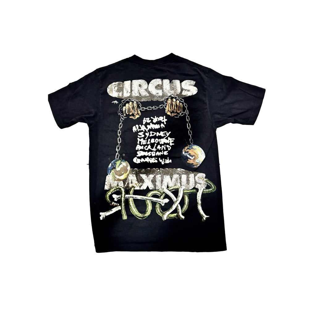 Travis Scott Australia Exclusive Utopia Circus Maximus Tour Merch Tee