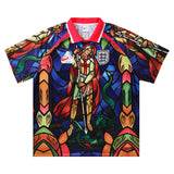 Palace x Nike England Dri-Fit Football Jersey 'Bright Crimson' view 1