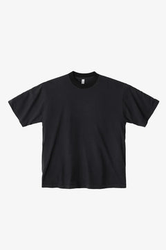 Cotton 6.5oz 1801 Ringer T-Shirt - Black/Black Edge view 2