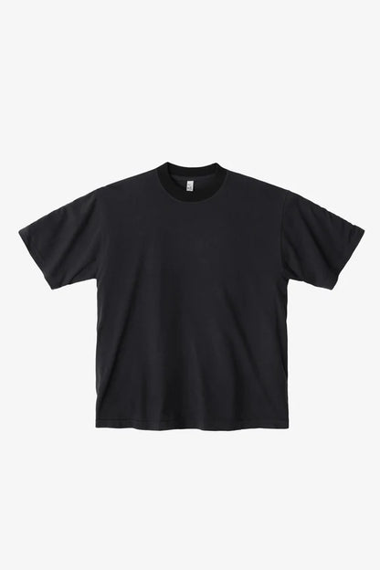 Cotton 6.5oz 1801 Ringer T-Shirt - Black/Black Edge