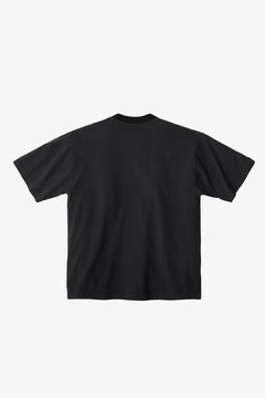 Cotton 6.5oz 1801 Ringer T-Shirt - Black/Black Edge view 3