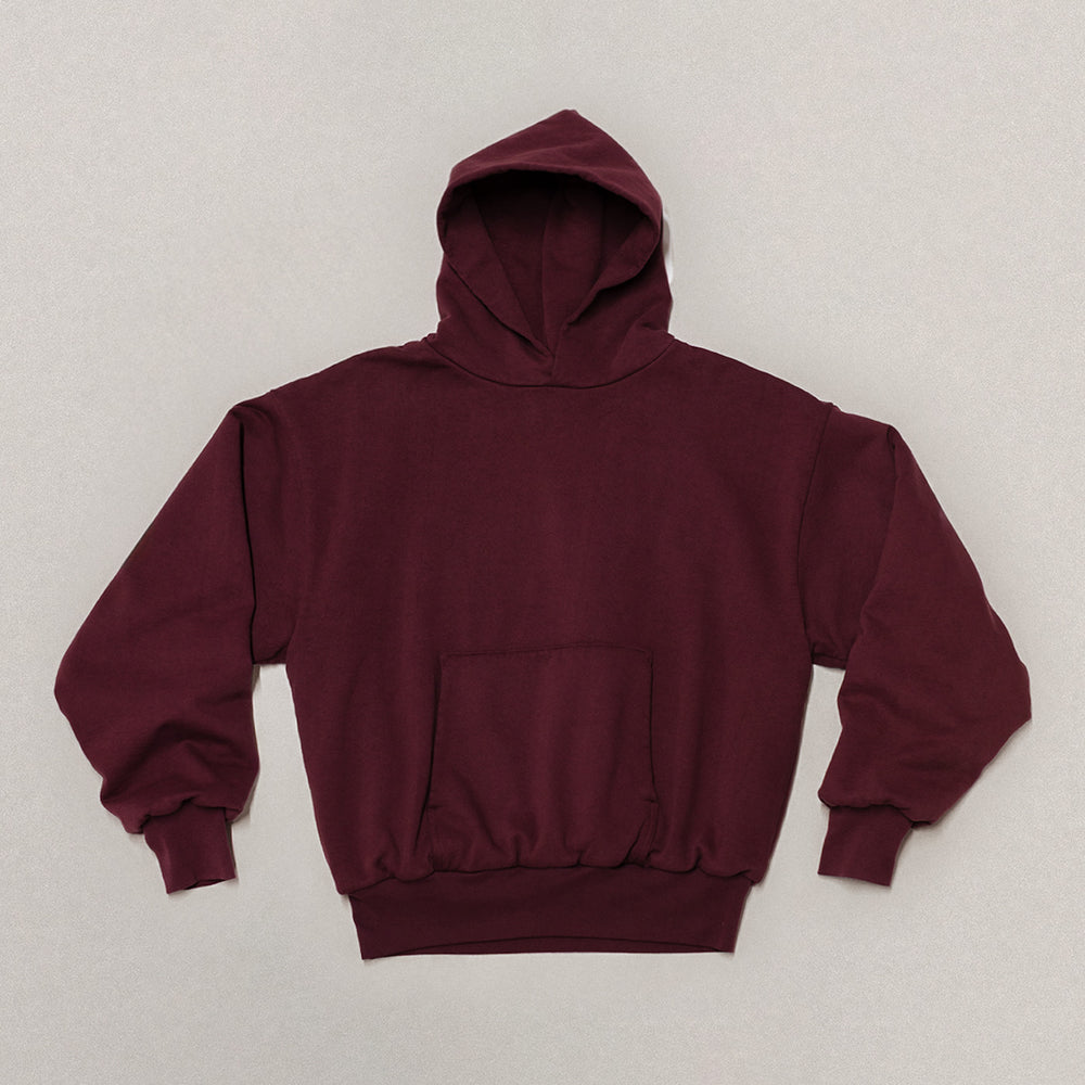 Yeezy 2020 Vision Double Layered Hoodie Oxblood