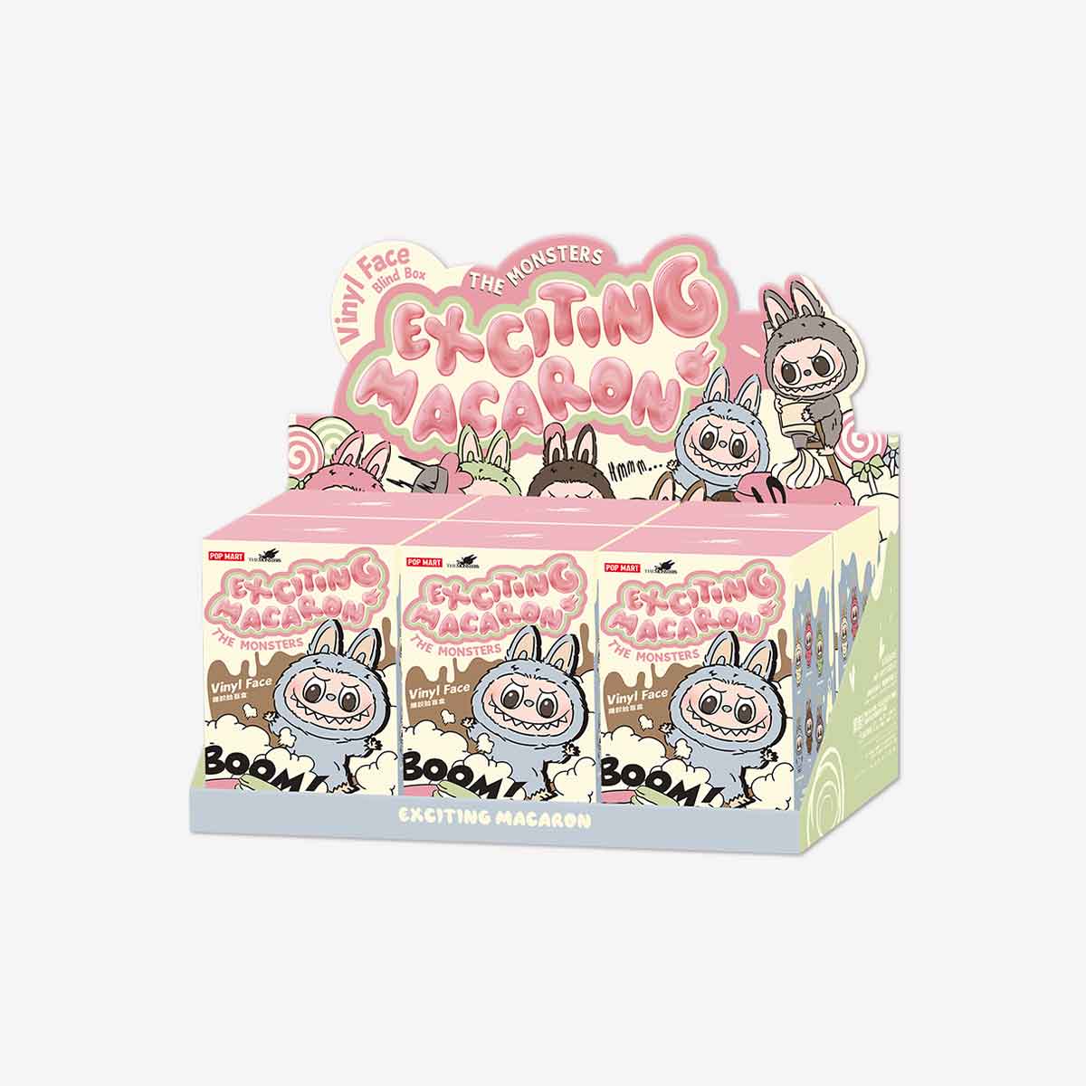 THE MONSTERS - Exciting Macaron Vinyl Face Blind Box Set (6 Blind