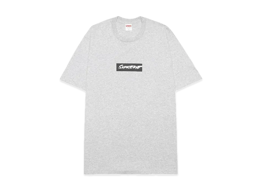 Supreme Futura Box Logo Tee 'Heather Grey' SS24
