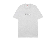 Supreme Futura Box Logo Tee 'Heather Grey' SS24 view 1