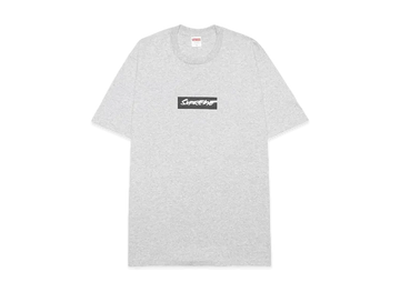 Supreme Futura Box Logo Tee 'Heather Grey' SS24