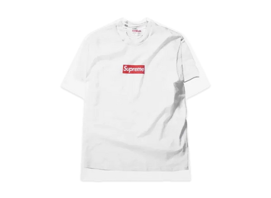 Supreme x MM6 Maison Margiela Box Logo Tee "White"