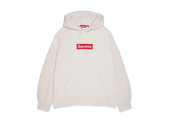 Supreme Box Logo Hooded Sweatshirt "Stone" (24FW) view 1