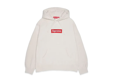 Supreme Box Logo Hooded Sweatshirt "Stone" (24FW)