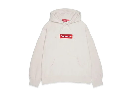 Supreme Box Logo Hooded Sweatshirt "Stone" (24FW)