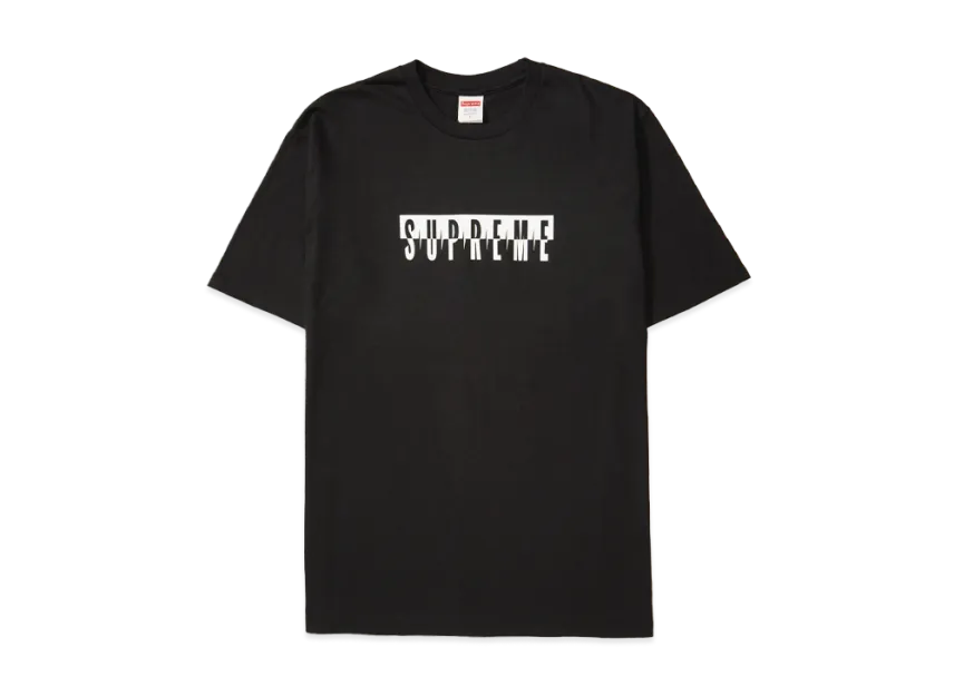 Supreme Split Tee "Black"
