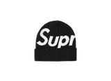 Supreme Big Logo Beanie "Black" view 1