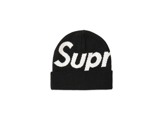 Supreme Big Logo Beanie "Black"