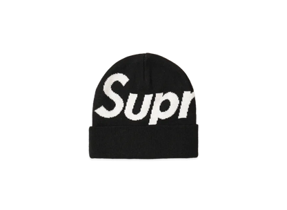 Supreme Big Logo Beanie "Black"