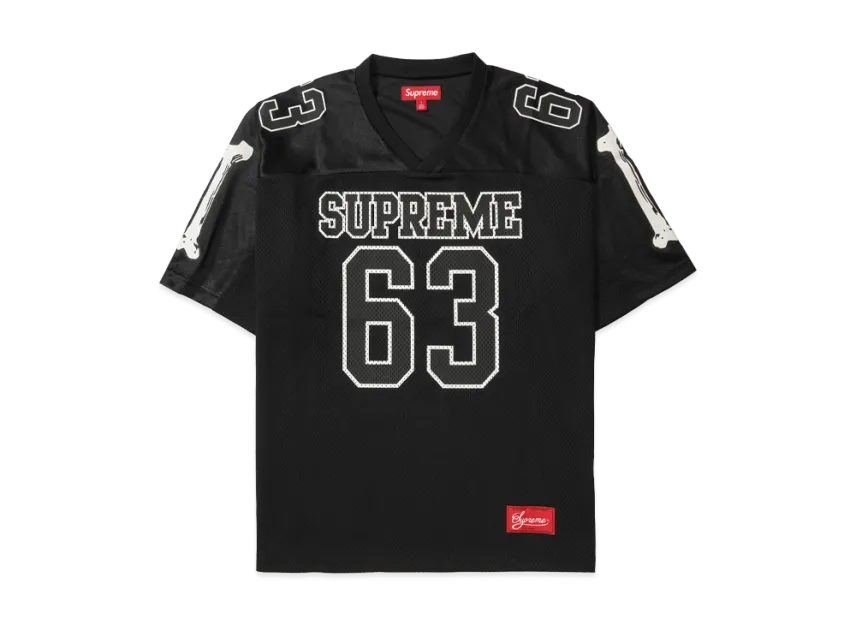 Supreme Bones Football Jersey "Black"