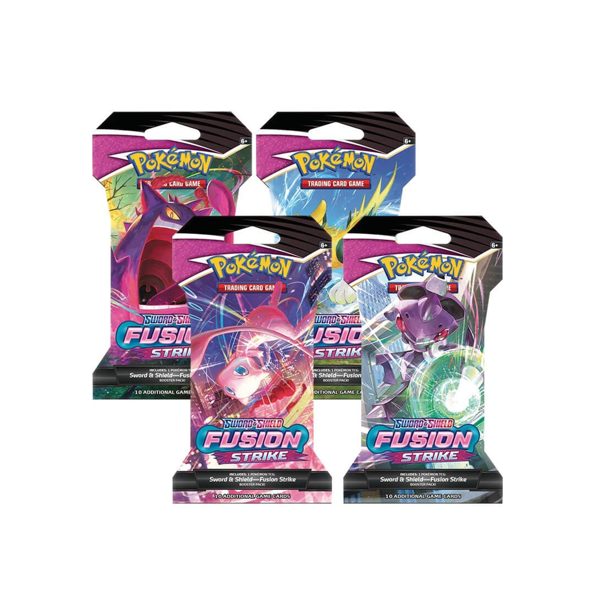 Fusion Strike Sleeved Booster Pack Art Bundle [Set of 4]