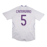 Real Madrid 2007-08 Home Shirt (#5 CANNAVARO) view 1