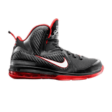 Nike LeBron 9 'Black White Red' view 1