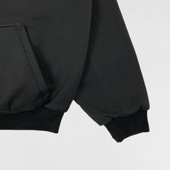 Yeezy Gap Engineered by Balenciaga Logo Shrunken Hoodie 'Black' view 6