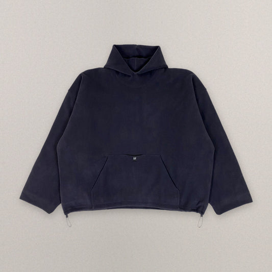 Yeezy Gap Engineered by Balenciaga Polar Fleece Padded Hoodie Dark Grey in Dark Grey, cover #color_Dark Grey