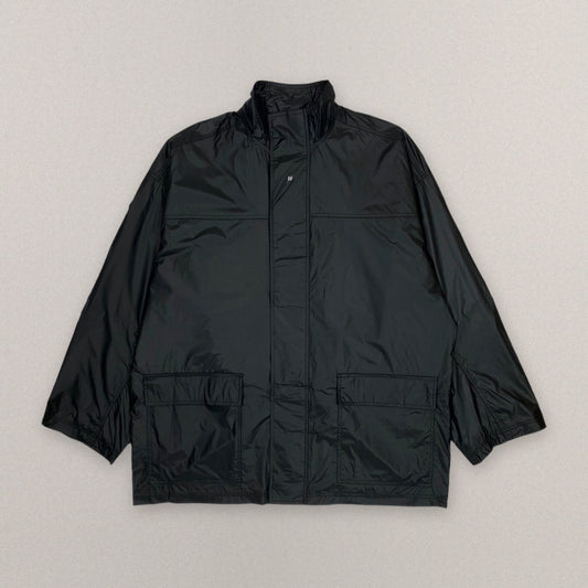 Yeezy Gap Engineered by Balenciaga Nylon Light Parka Black in Black, cover #color_Black