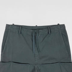 Yeezy Gap Engineered by Balenciaga Sateen Cargo Pants 'Dark Green' view 2