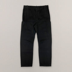 Yeezy Gap Engineered by Balenciaga Sateen Cargo Pants 'True Black' view 1