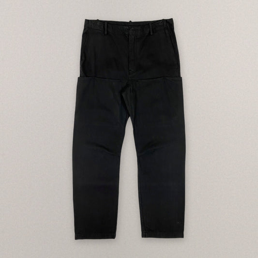 Yeezy Gap Engineered by Balenciaga Sateen Cargo Pants True Black in True Black, cover #color_True Black