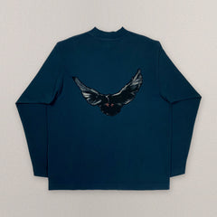 Yeezy Gap Engineered by Balenciaga Dove Longsleeve Tee 'Dark Blue' view 1