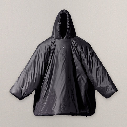 Yeezy Gap Engineered by Balenciaga T-Cut Puffer Black in Black, cover #color_Black