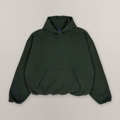 Yeezy Gap Engineered by Balenciaga Logo Hoodie 'Dark Green' view 1
