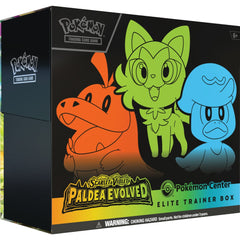 Paldea Evolved Pokemon Center Elite Trainer Box (Exclusive) — Pokemon Center view 1